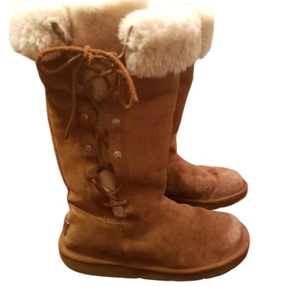UGG Australia | Upside | #5163 | Lace Up | Tall Winter Boot | Shearling Size: 7 - Picture 2 of 16